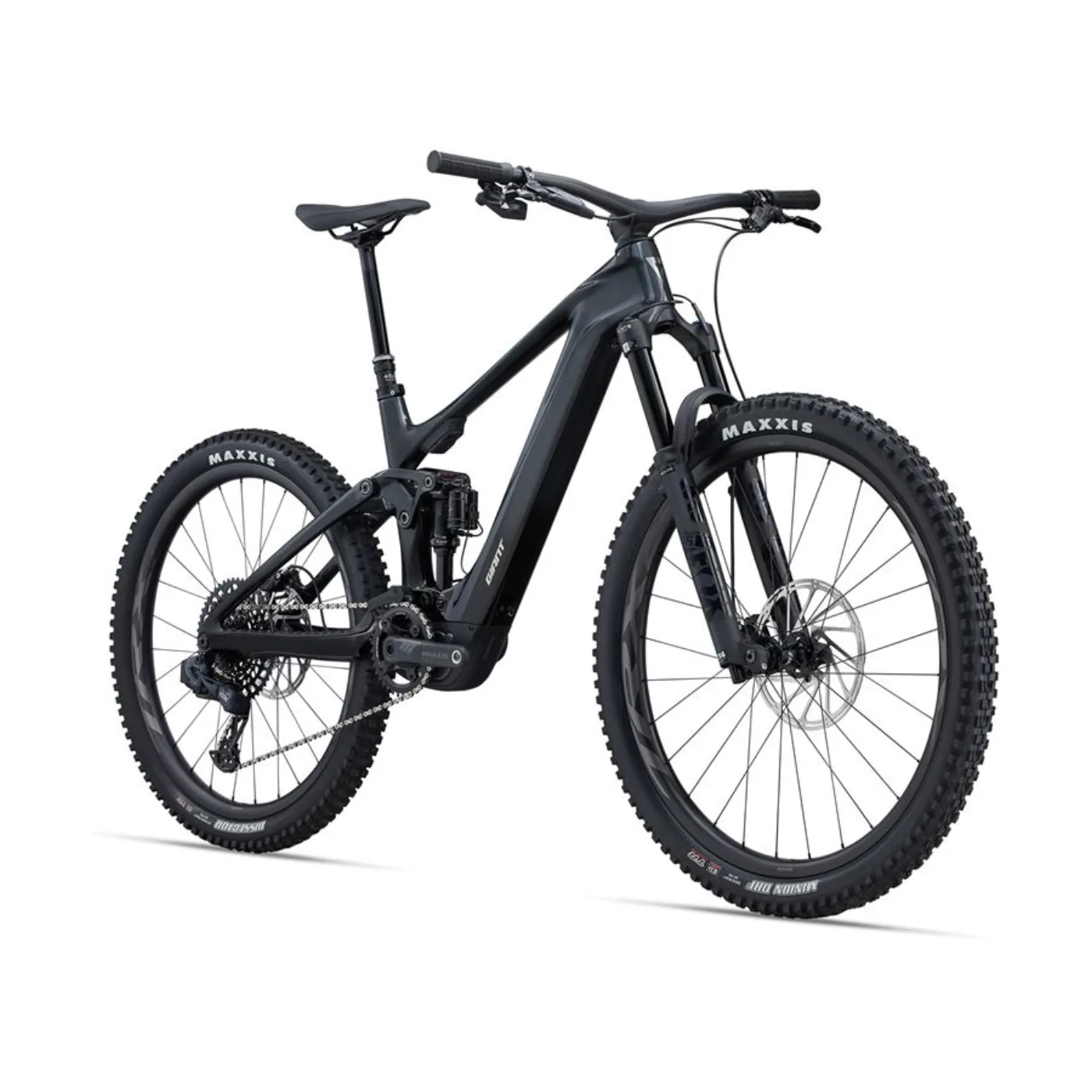 Giant Trance X Advanced E+ EL 1 L Gunmetal Black/Black — fotka 2