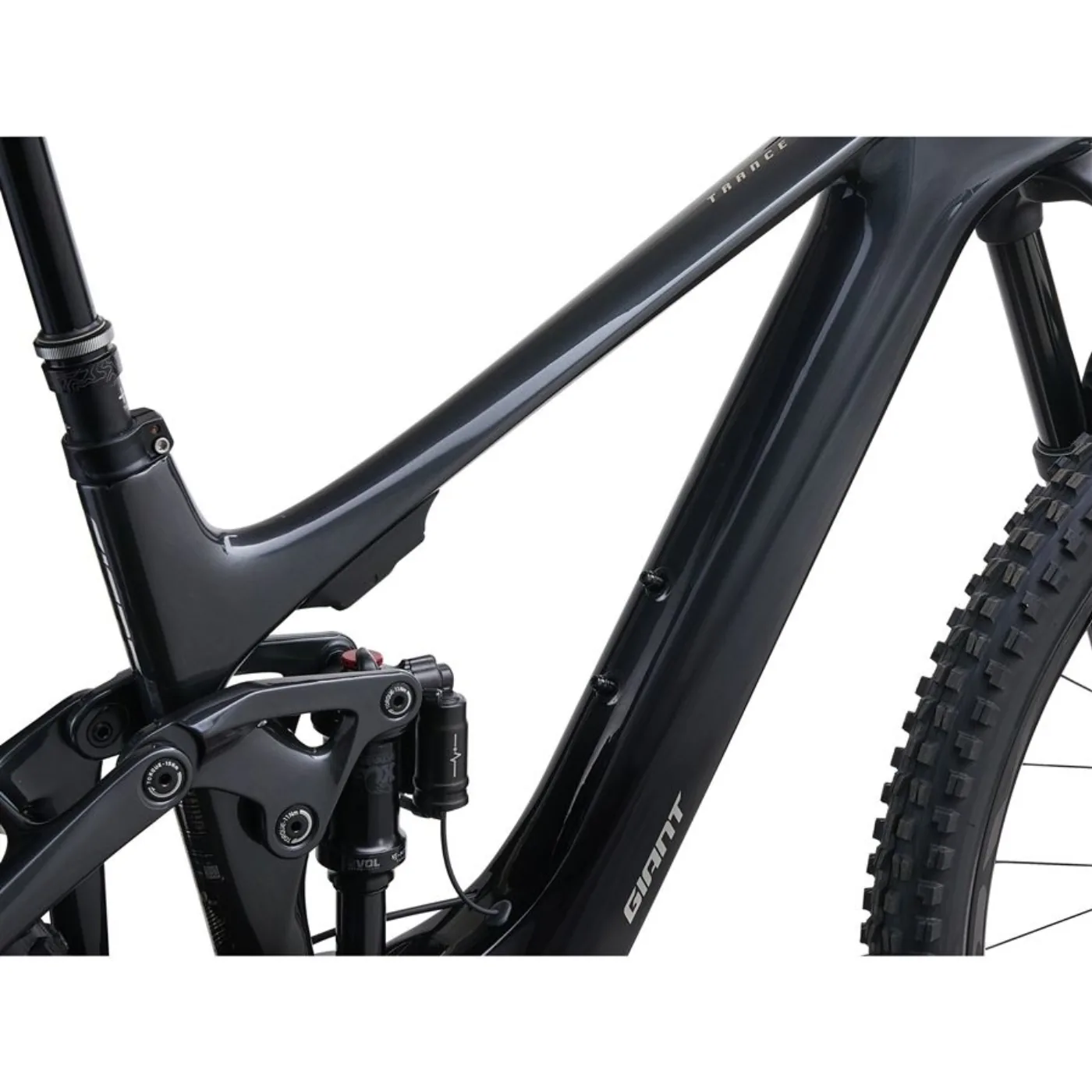 Giant Trance X Advanced E+ EL 1 L Gunmetal Black/Black — fotka 4